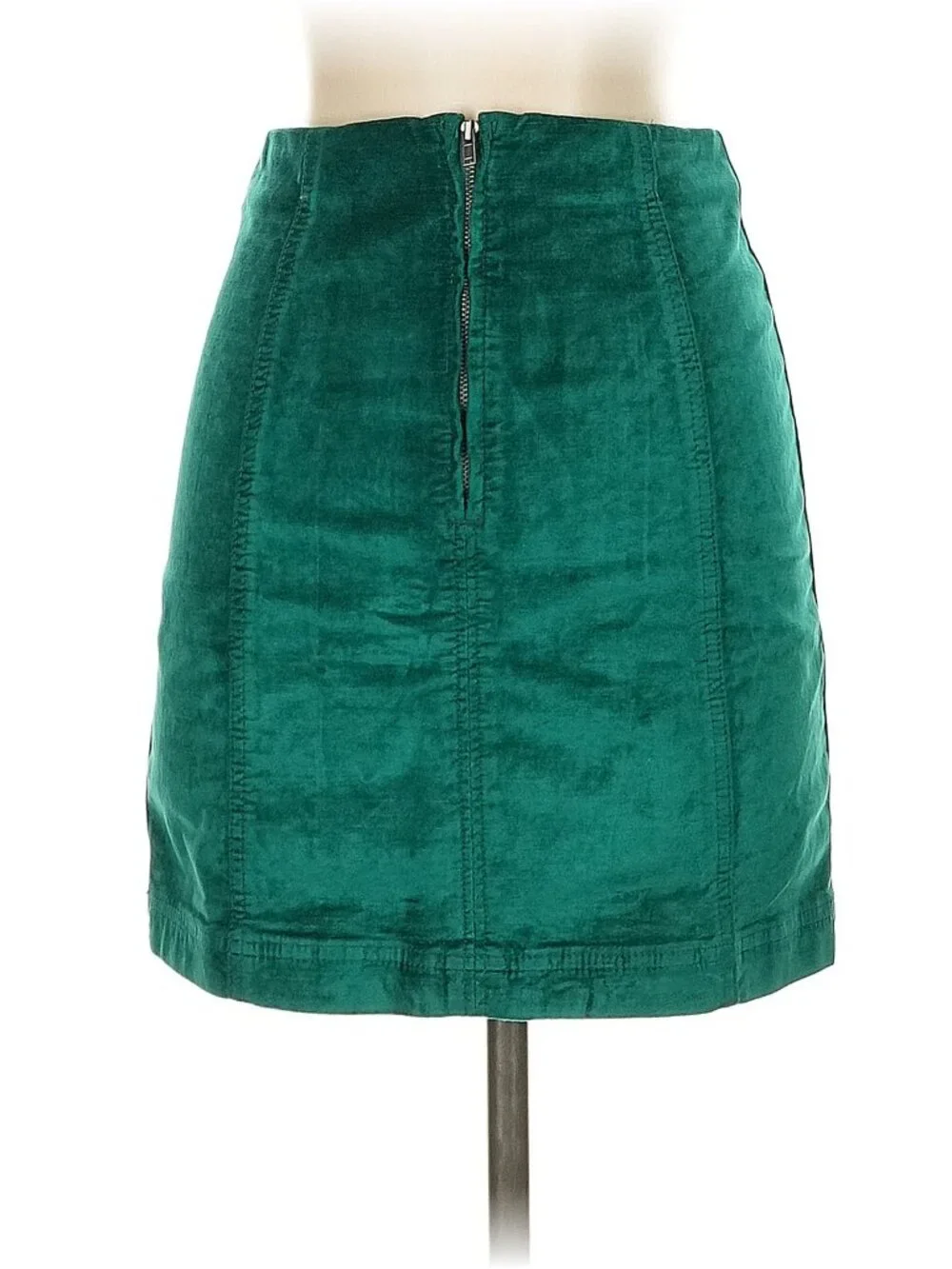 Free People Casual Corduroy Green Skirt Size 0